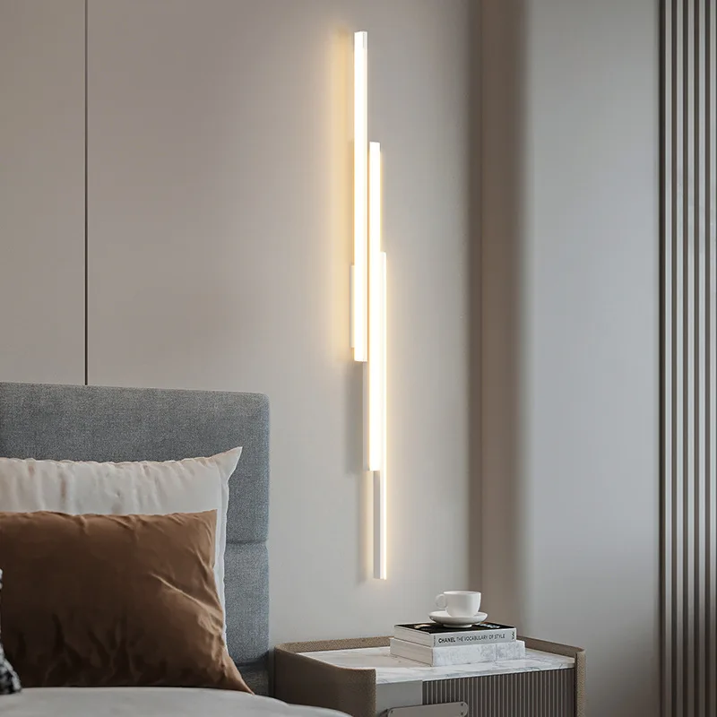 

Настенная лампа с длинной полосой, современный минималистичный светильник для спальни, гостиной, фона ТВ, бра, осветительный прибор