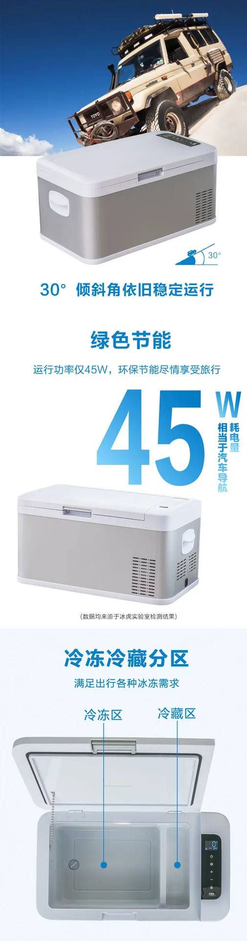 Small refrigerator MK series freezer outdoor travel compressor car