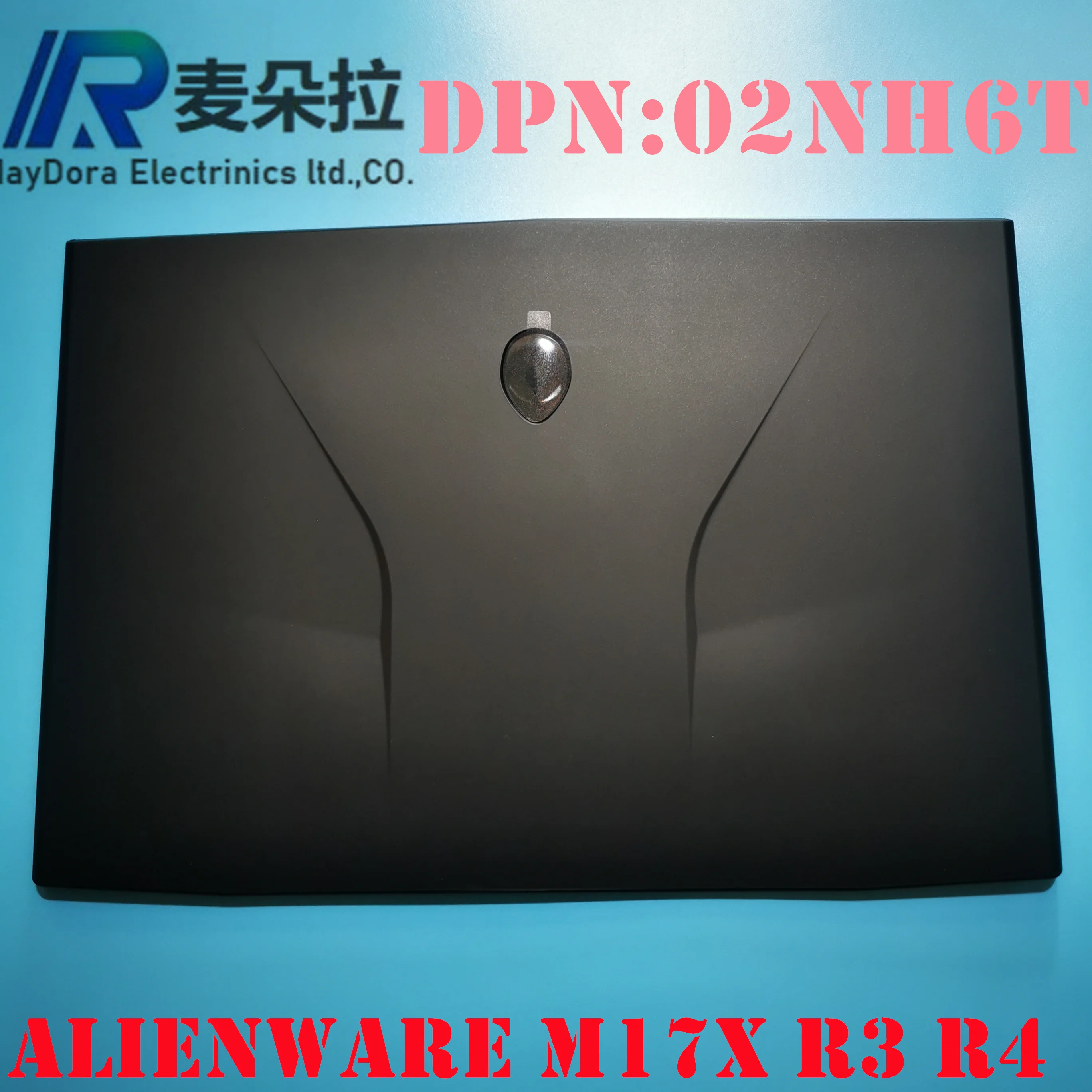 Nova Marca Original Case do Portátil para Dell Alienware M17x r3 r4 Lcd Volta Capa Preta 02nh6t 2nh6t