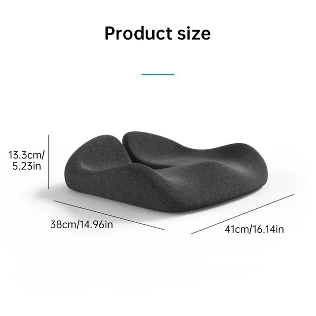 Tailbone Sciatica Back Pain Relief Comfort Office Chair Car Seat Cushion Non-Slip Orthopedic Memory Foam Coccyx Cushion 2