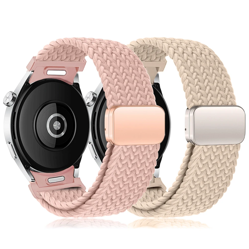 갭 없는 브레이드 밴드, 삼성 갤럭시 워치 6 4 클래식, 5 프로, 47mm, 43mm, 44mm, 40mm, 마그네틱 팔찌, 갤럭시 워치 6 워치 4 스트랩