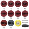 Pack Of 100 Round Sandpaper Sander Disc 2Inch With Hook And Loop Sanding Back-up Pad Buffing Sheet Car Polishing Abrasive Tools 1