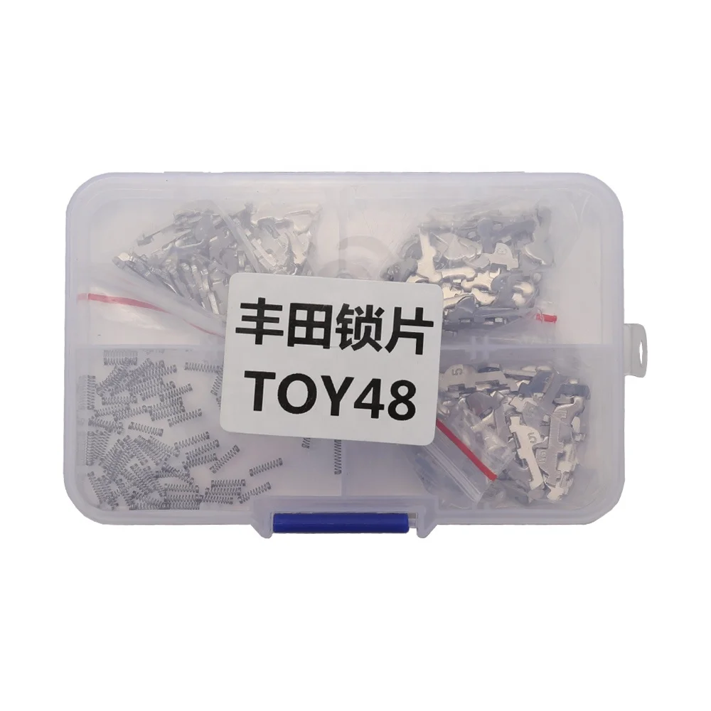 TOY48 Car Lock Plate Reed Brass Material Plate Auto key lock Repair locksmith supplies tools for Toyota TOY48 Lock reed 150pcs