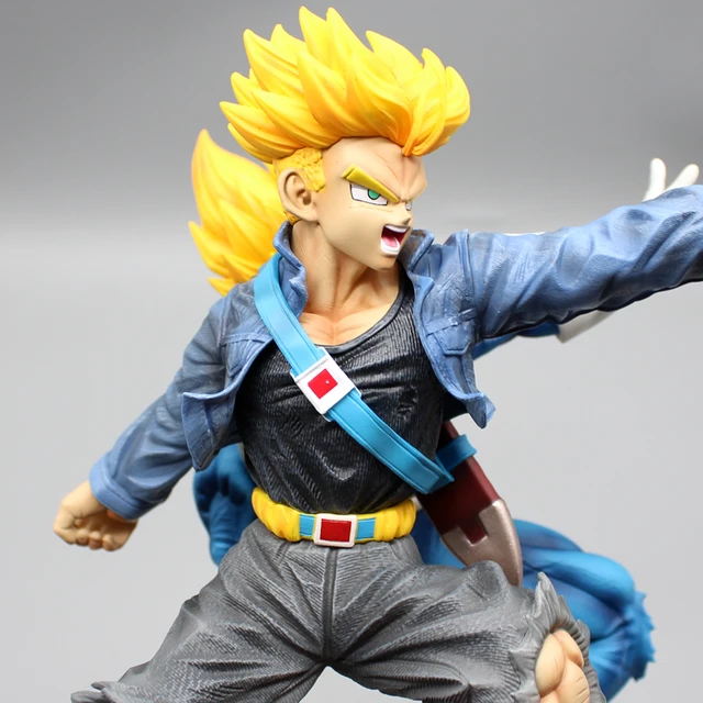 31cm Gk Dragon Ball Z Trunks Vegeta Figura de Ação Pai e Filho