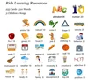 Learning Machine for Kid Talking Flash Cards Kindergarten Kids Language Electronic Audio Book LearnEnglish German Spanish French 5