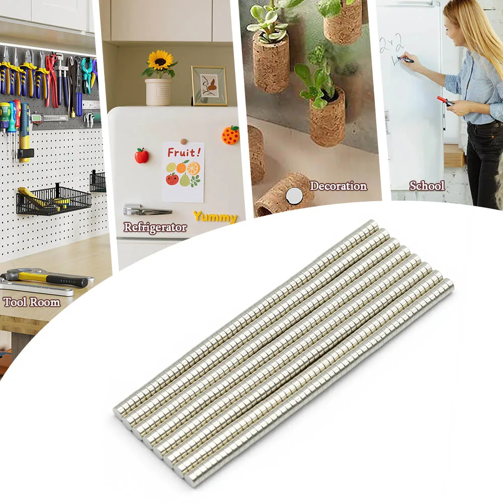 4mmx2mm Superstarker Runder Neodym-Magnet Leistungsstarke Magnete N35 Kleiner Permanenter Magnetischer NdFeB Kühlschrankmagnet 4x2 – Detail 5