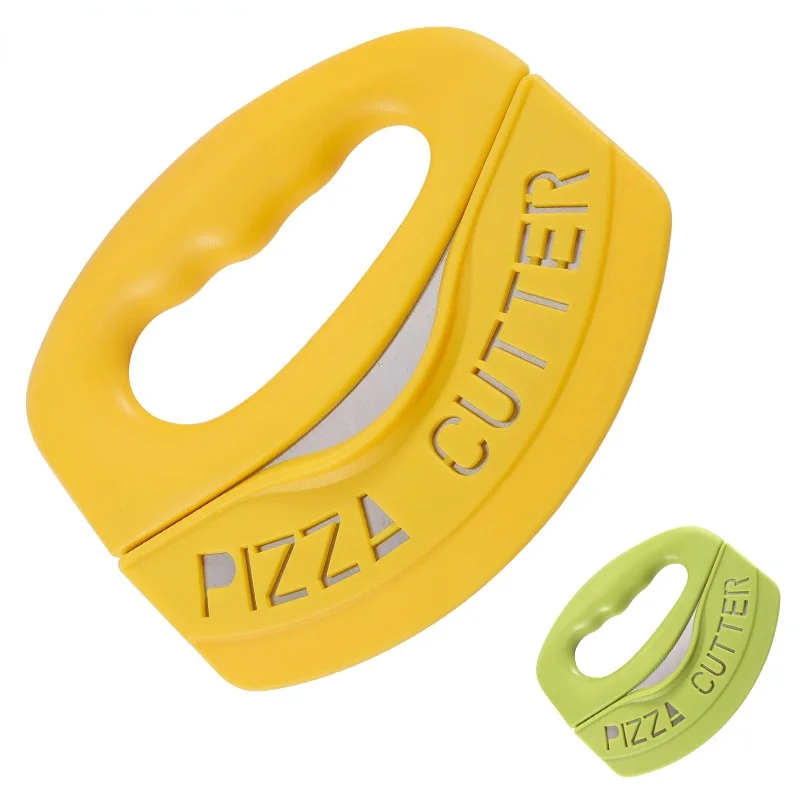 Portabl Pizza Cutter Food Chopper Super Sharp Stainless Steel Pizza Cutter With Protective Sheath Multi Function Pizza Knife Kit
