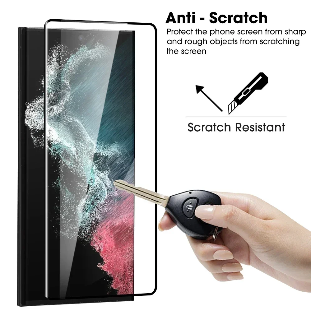 Fingerprint Unlock Tempered Glass Screen Protector - Enhanced Protective Film