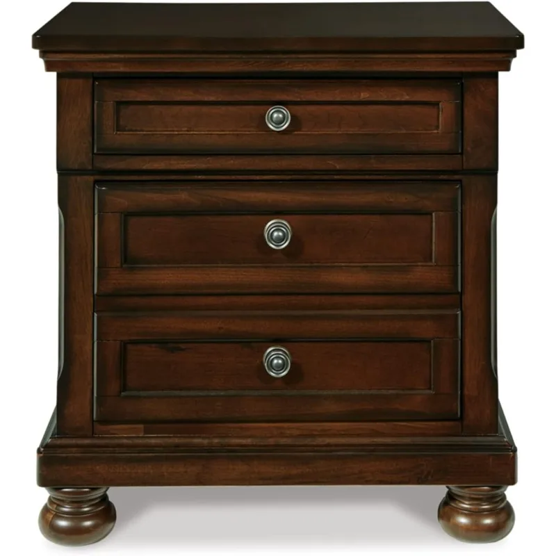 Porter Classic Drawer Nightstand with Dovetail and Ball-bearing Construction