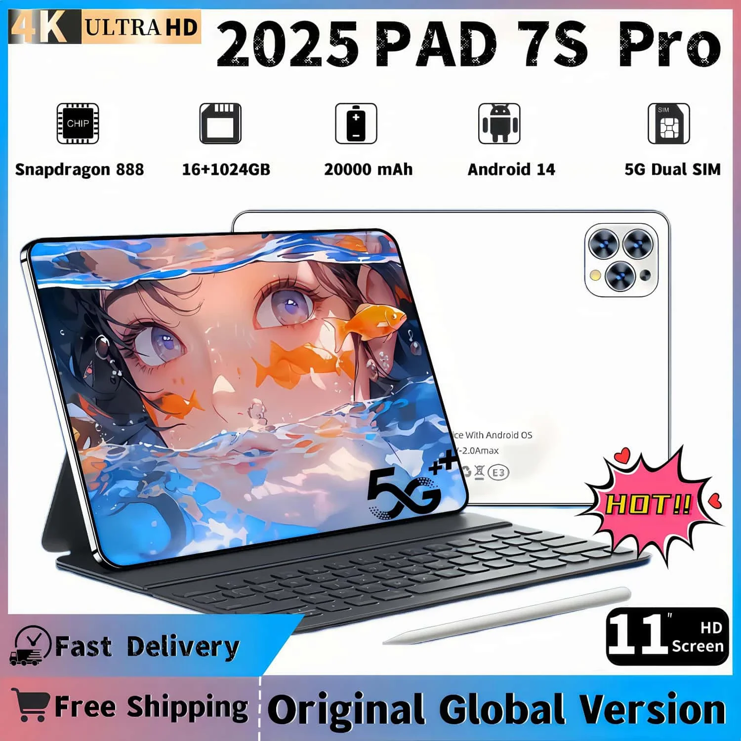 2025年モデル Pad 7s Pro Ultra 本体 2025年モデル Pad 7s Pro Ultra 本体