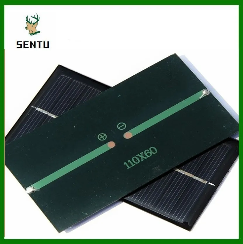 Smart Electronics Pannello Solare 1W 5V Elettronico Fai Da Te Piccolo Pannello Solare Per Caricabatterie Per Telefono Cellulare Giocattolo Leggero Per