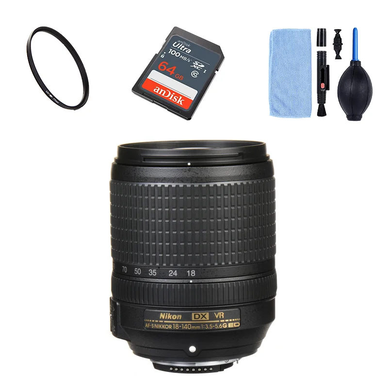 Объектив Nikon AF-S DX NIKKOR 18-140 мм f/3,5-5,6G ED VR для камер Nikon