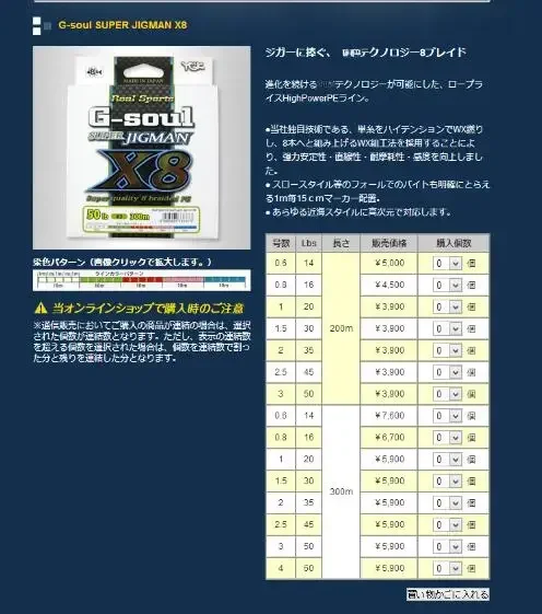 Fishing line Japan original G-SOUL X8 JIGMAN 8 braided multicolour PE line high strength fishing line bass carp fishing reel 200M 300M
