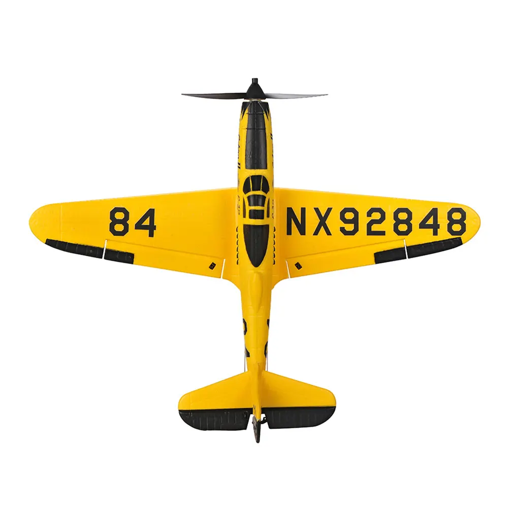 TOP RC HOBBY 402mm Mini P39 2.4G 4CH 6-Axis Gyro One Key Aerobatics U-Turn EPP Scaled Warbird RC Airplane RTF Compatible OpenTX 4