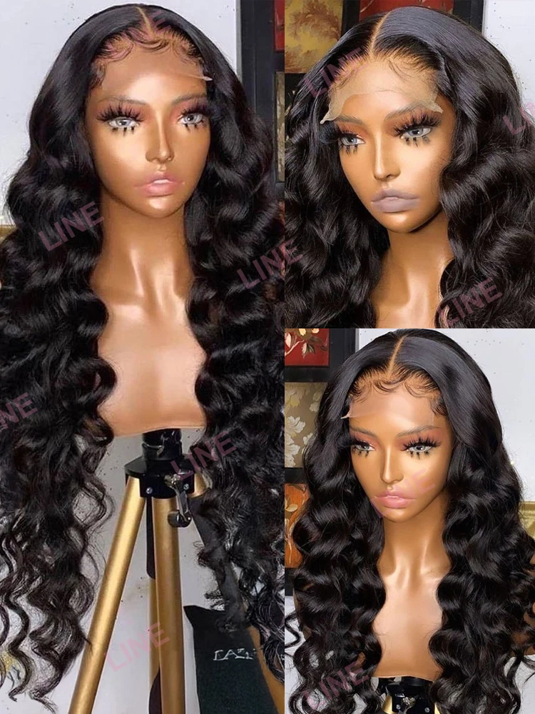 Loose Deep Wave 13x6 HD Lace Frontal Human Hair Wig Brazilian Curly Wigs 13x4 100% Human Hair Lace Front Wig Pre Plucked Remy