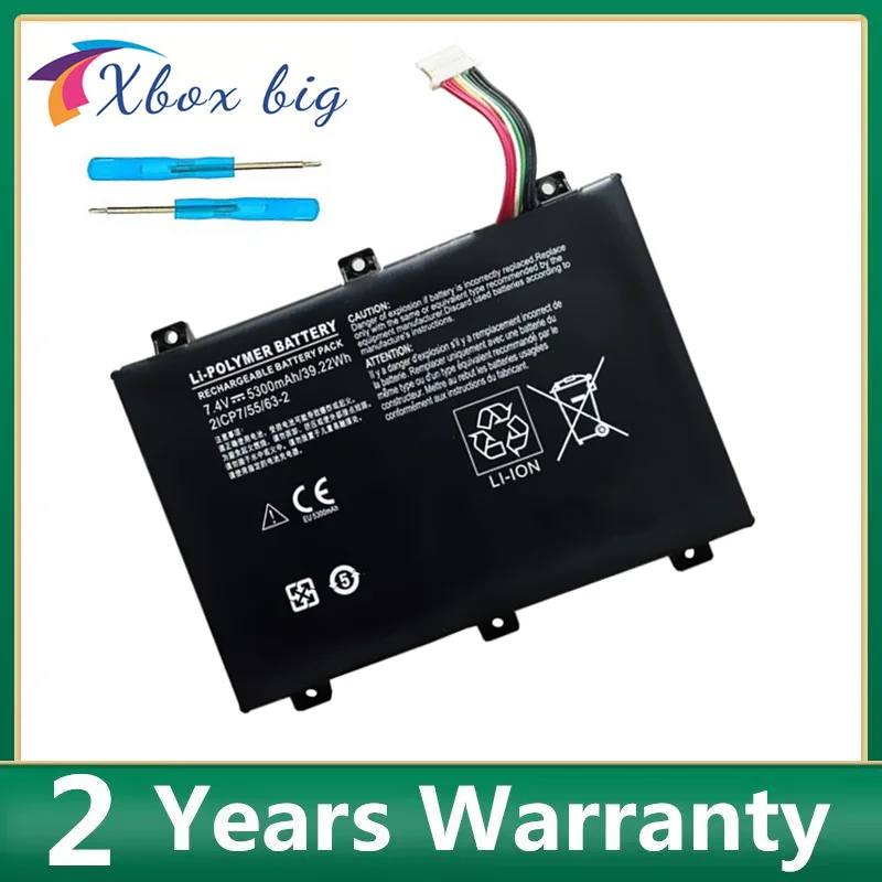 

New 7.4V 39.22Wh SMP-BOBCACLL4 2ICP7/55/63-2 Laptop Battery For Xplore XSlate B10 IX101B2 D10 iX101B1 Rugged Tablet