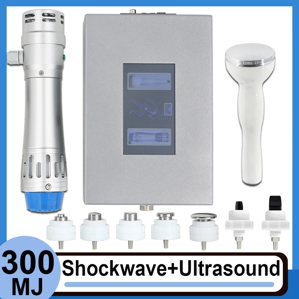 

ED Shockwave Therapy Machine Ultrasound 300MJ Shock Wave Physiotherapy Equipment Joint Pain Relieve Body Muscle Relax Massager