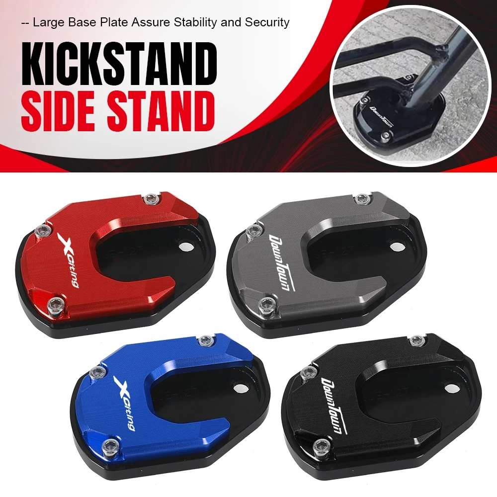 

FOR KYMCO Downtown 200i 300i 350i 300 Xciting 250 300 400 S250 S350 S400 CT250 CT300 CT400 Foot Side Stand Support Enlarge Base
