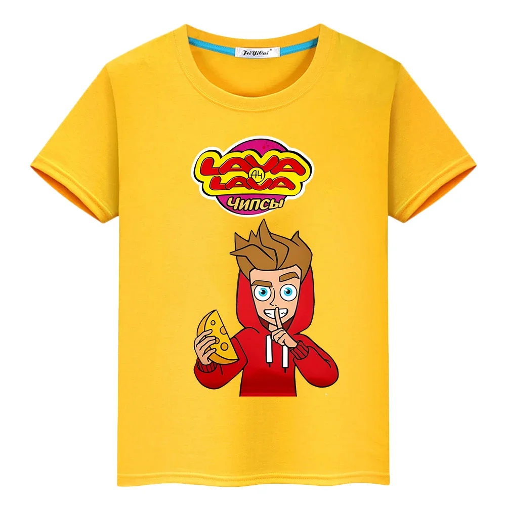 Влад Бумага А4 100%Cotton T-shirt Short Tops boys pride tshirt y2k one piece Merch A4 Lamba Summer Anime Tees kids clothes girls 5