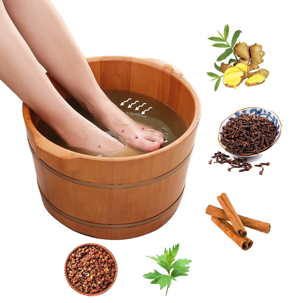 

780g Foot Bath Powder Foot Spa Packs Herbal Ginger Hot Bathing Body Care Relax Anti Insomnia Detox Health Care