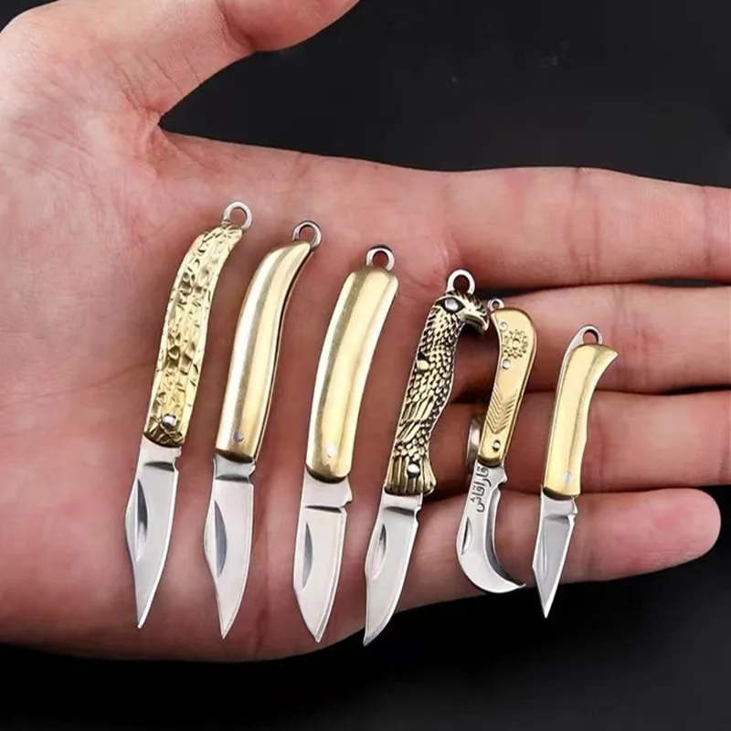 Fish Shaped Mini Pocket Knife Keychain, Self-defense Carry-on Disassembly  Express Keychain, Folding Fruit Knife Keychain - Temu