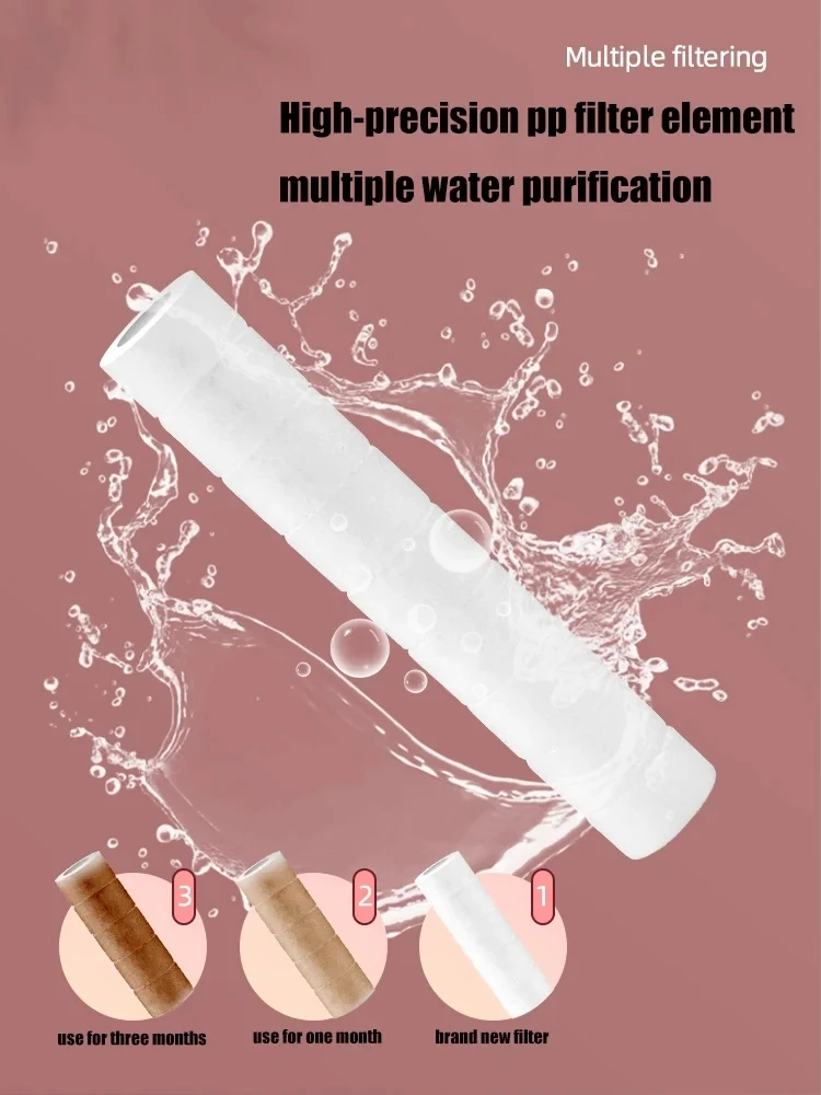Pressurized Shower Head with Beauty Skin Purification and Water Filter