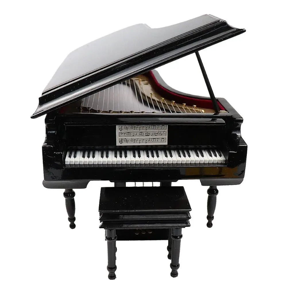 Nuevos Mini Pianos hechos a mano, lindo instrumento Musical de madera, regalos decorativos policromados