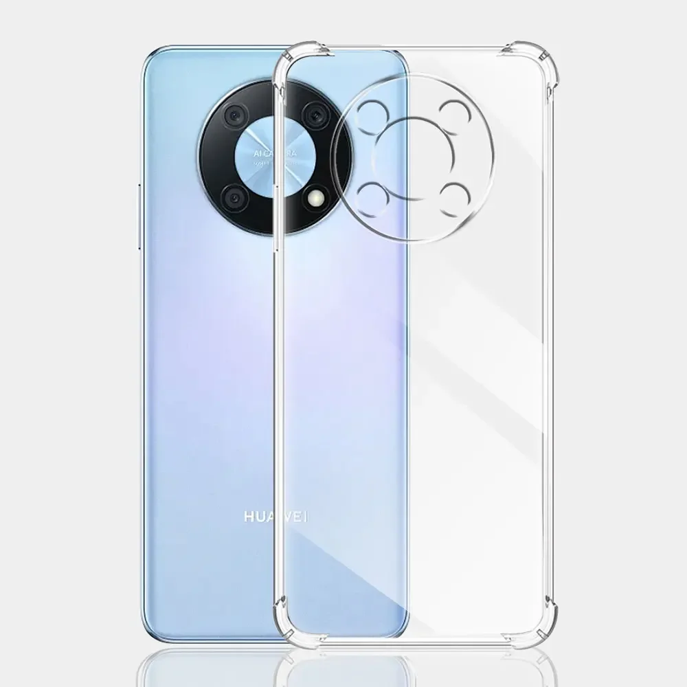 Sleek Silicone Soft Shockproof Transparent Cover - Clear Protective Case Fit