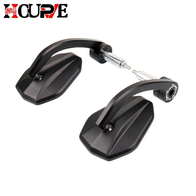 Universal Motorcycle 7/8" 22mm Handle Bar End Rearview Mirrors For 250SR 450SR 675SR 675SR-R 250 SR 450 SR 675 SR