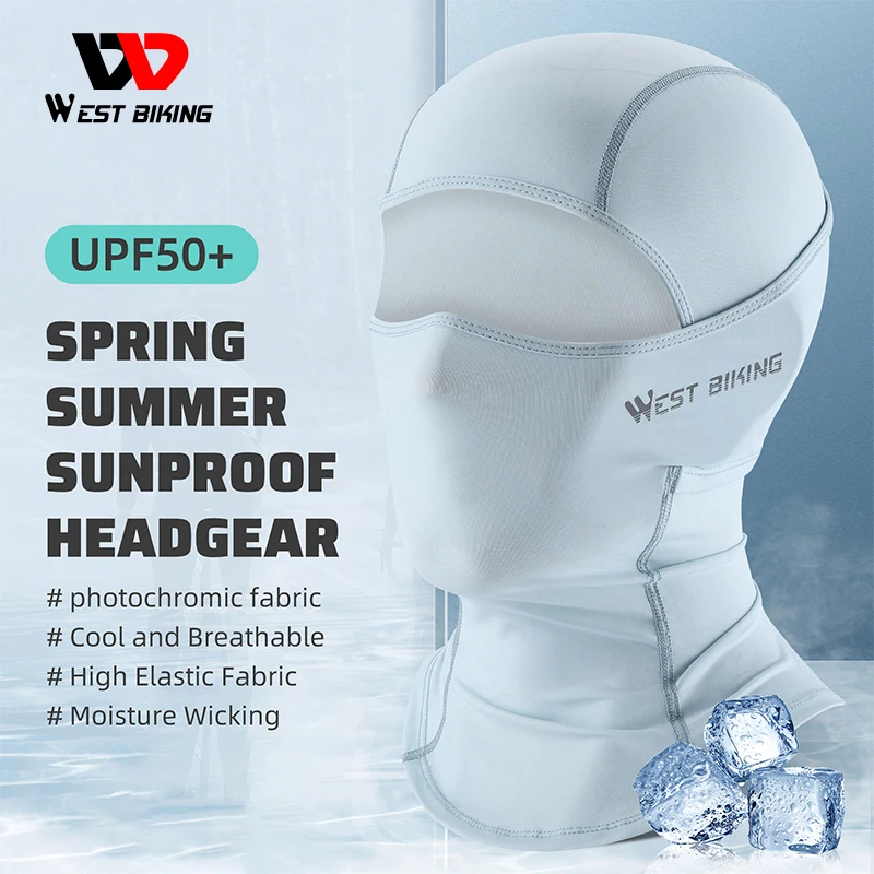 WEST BIKING Cycling Mask Spring Summer UV Protection Bike Balaclava Men Women Breathable Outdoor Scarf Motorcycle