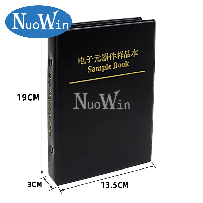 Metal Film Resistor SMD Resistor SMD Chip Resistor SMD Component Sample Book 1% 0201 0402 0603 0805 1206 SMD Chip Resistor Sample Book 170 Values 0R-10M ohm SMT Electronics Resistance Assortment Kit