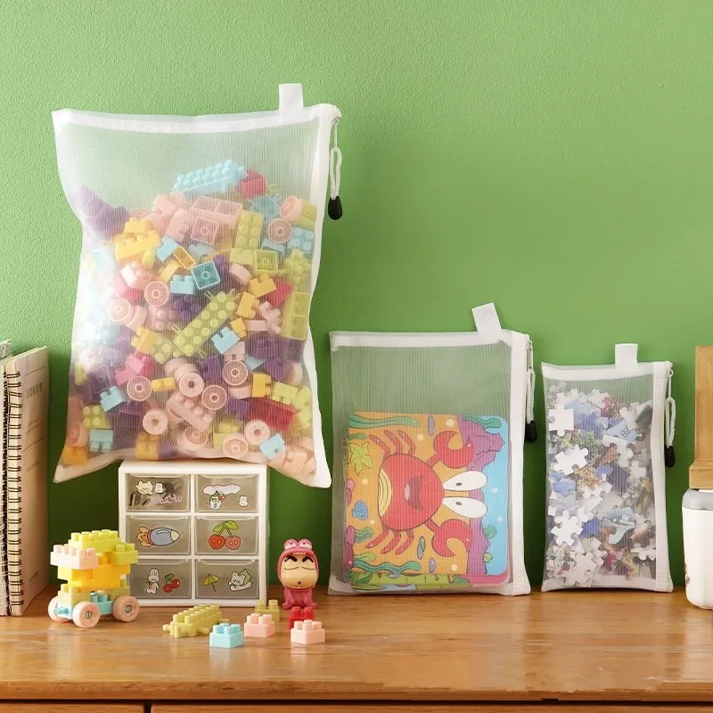 Multifunktionale Nylon-Reißverschlusstasche - Make-up Aufbewahrungstasche mit Reißverschluss für Puzzle, Spielzeug, Reise- und Bürobedarf Organizer – Detail 9