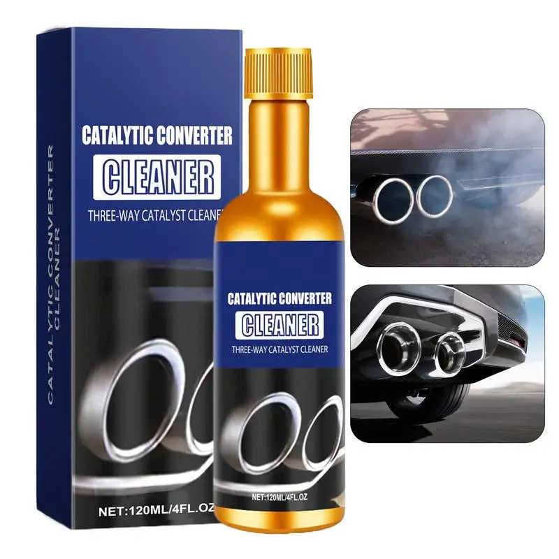 Exhaust System Cleaner Engine Oil Additive For Effective Deep Cleaning Auto Parts Carbon Removal Cleaner For Car Vehicle