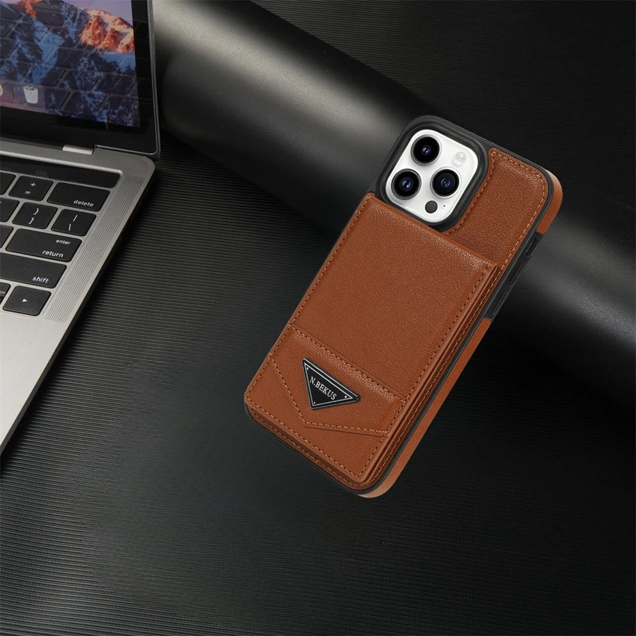 Wallet Magnetic Flip Sidestick Hardware Anti-theft Brush Leather Case For iPhone 17 Air 16e 16 Pro Max 15 Plus 14 13 12 11 XR