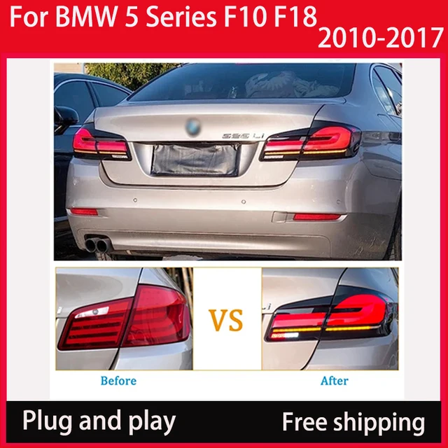 مجموعة مصابيح خلفية ليد لبي دبليو ، مصباح الفرامل ، إشارة الانعطاف ، قطع غيار السيارات ، 5 سلاسل ، نوع  ، F10 ، f520i ، 520d ، 530d ، 530i ، m5