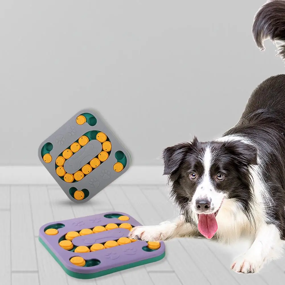 Dog Track Foraging Plate Slow Food Bowl Interactive Training Educational Funny Toys Pet Feeder Supplies For Relieve Boredom