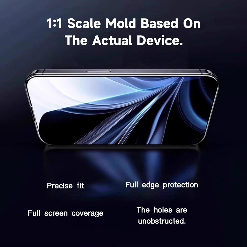 Premium Privacy Tempered Glass Screen Protector - Dust-Free, Anti-Peep Protective Film