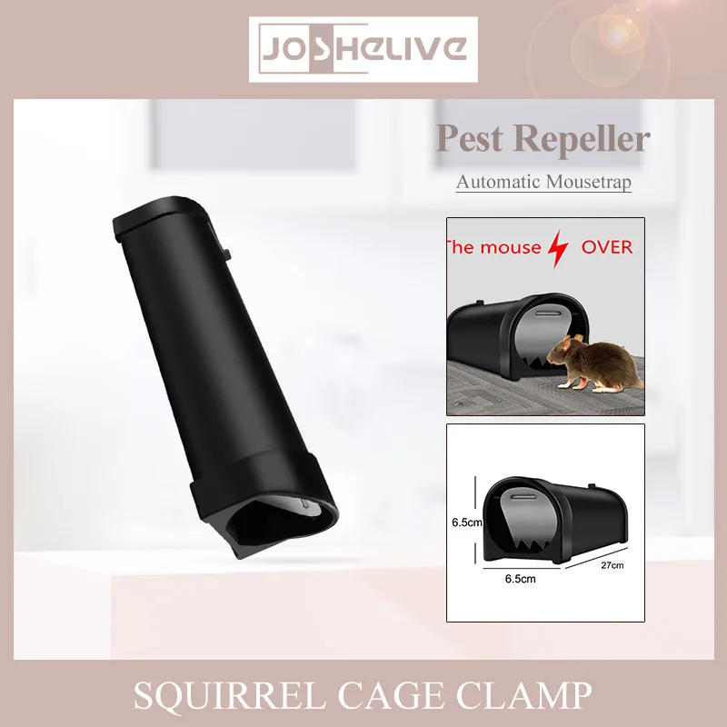 

New No Kill Mousetrap Plastic Reusable Small Indoor/Outdoor Rat Trap Rodent Catcher Non Killer Small Capture Cage Pest Control