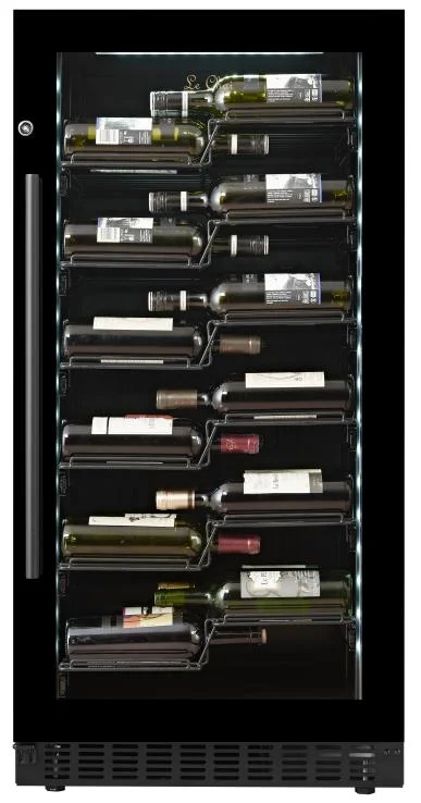 36 Bottles, Touch Control with LED Displayer, Reversible Door, Wine Cooler Refrigerator