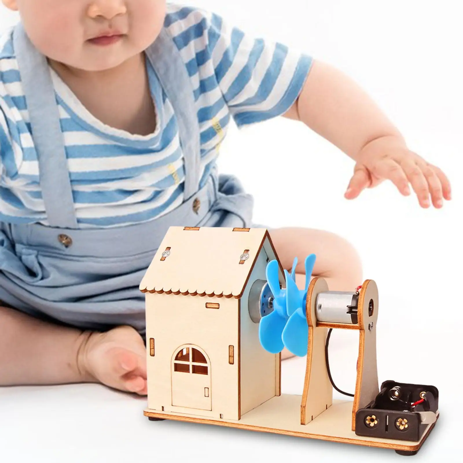 

DIY Toys Wind Turbine Generator Electronic Toys for Boys Kids Birthday Gifts