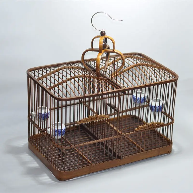 

Aviary Bird Cage House Small Shelter Breeding Bird Cages Lovebird Pigeons Quail Feeder Protector Jaula Accesorios Habitat Decors