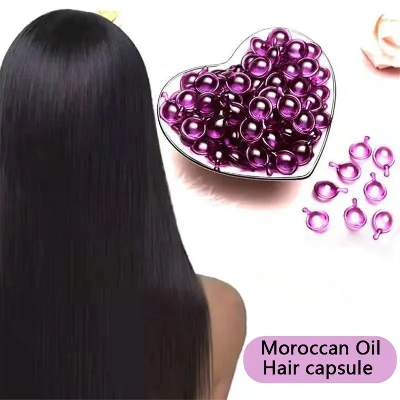 10/20/30Pcs Hair Vitamin Capsule Keratin Complex Oil Hair Care Repair Damaged Anti Hair Loss