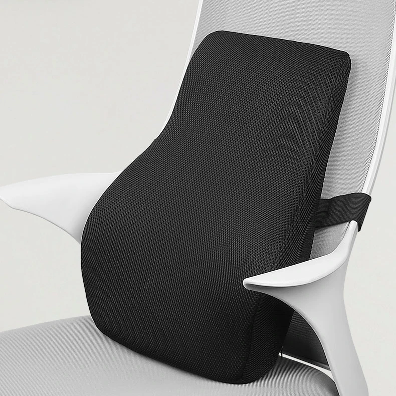 Ergonomisches Memory-Foam Lendenkissen, Verstellbares Stützkissen für Auto, Büro & Gaming-Stuhl, Rückenschmerzen-Linderung – Detail 4