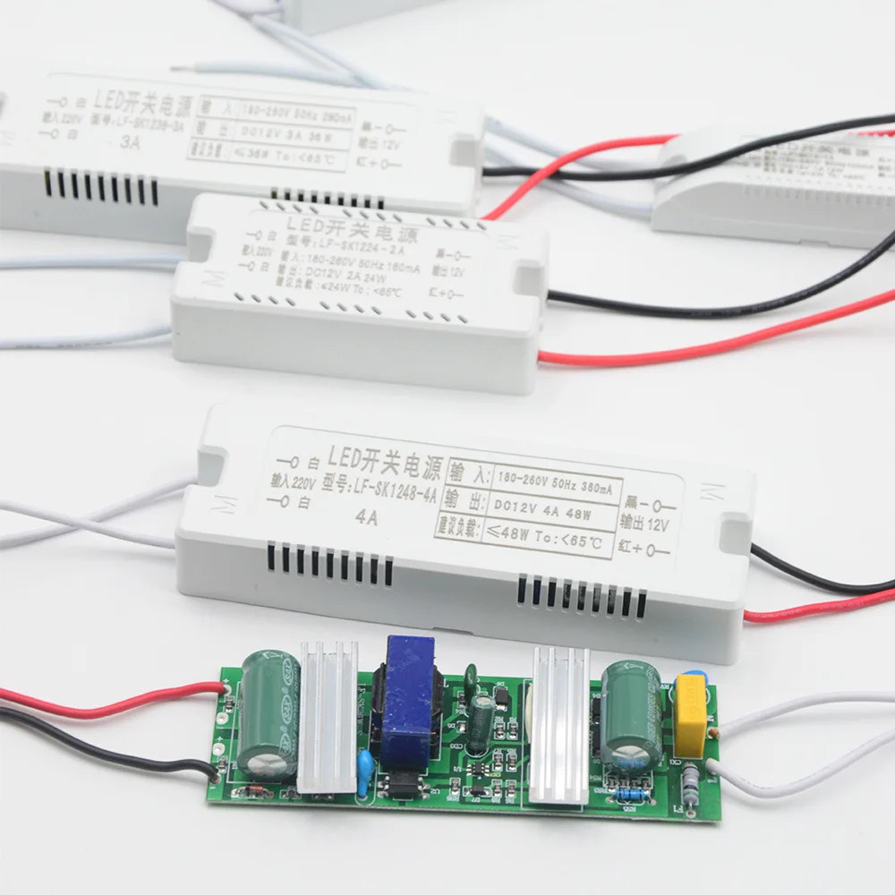 LED 스위칭 전원 공급 장치, DC 12V, 24V, 스마트 미러 메이크업 박스, 옷장 캐비닛, 욕실 미러 구동 전원 공급 장치