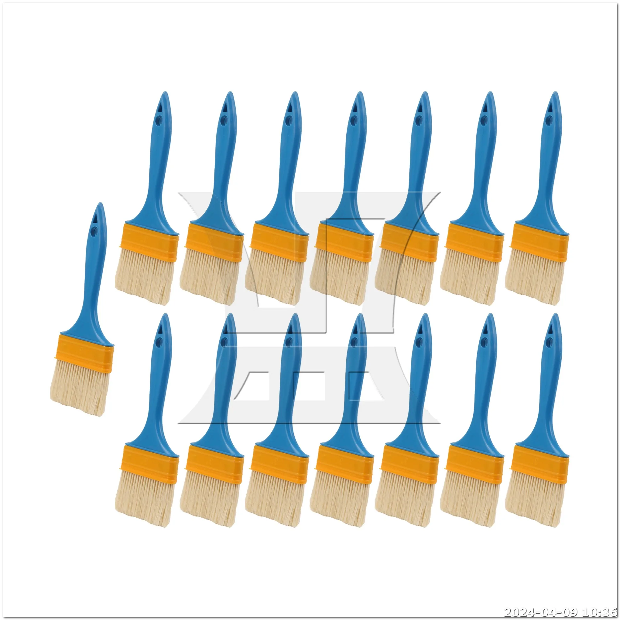 

BQLZR 15 шт. плоская кисть с пластиковой ручкой для покраски мебели набор 3"