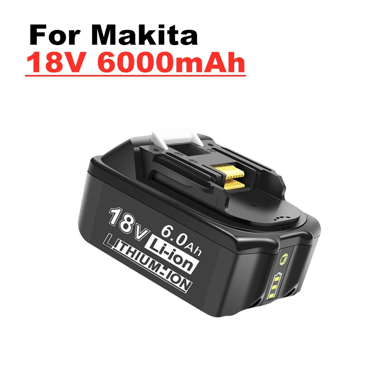 

Original Replacement Makita 18V 6Ah BL1830 BL1860 BL1850B BL1850 BL1840 BL1820 BL1815 LXT-400 Rechargeable Lithium Battery