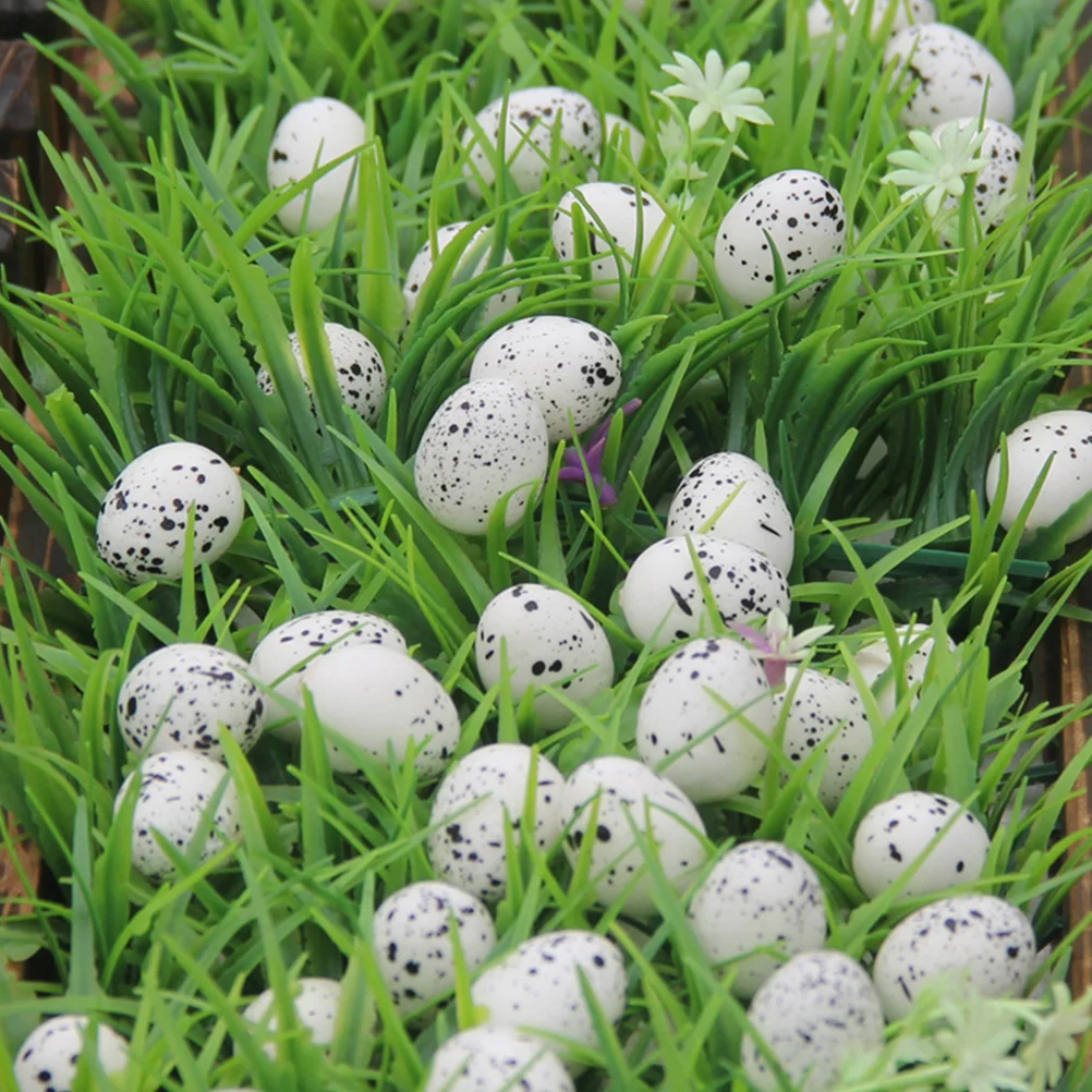 30pcs Simulation Bird Eggs Mini Artificial Quail Model Toy Creative Easter Decor for simulation eggs