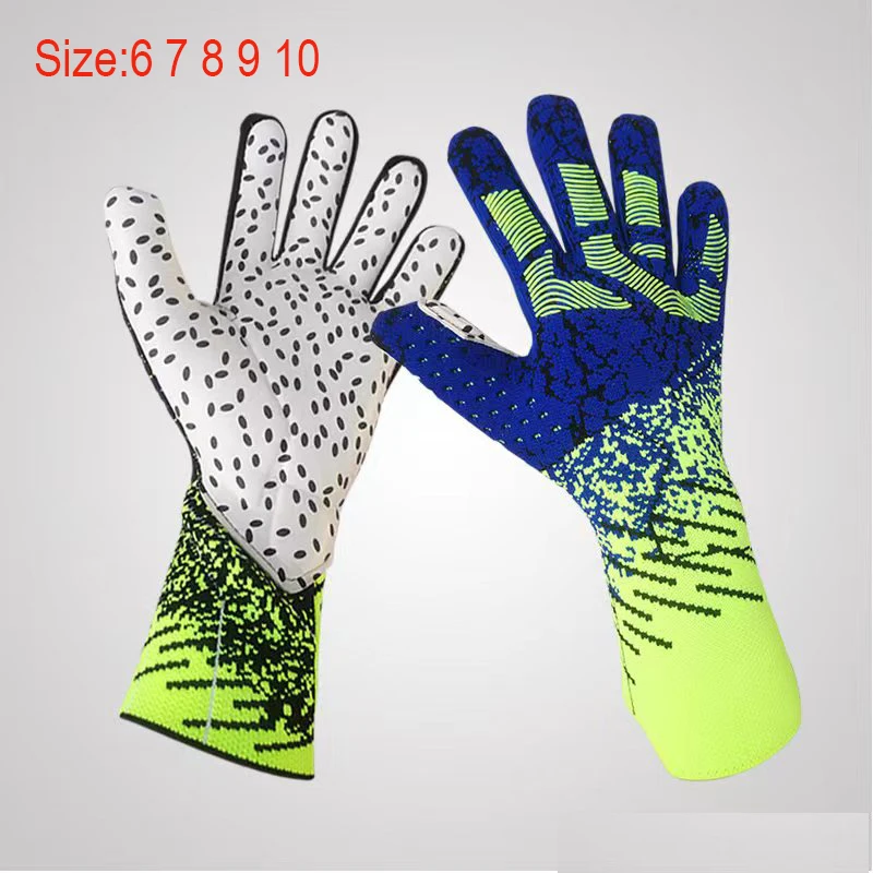 Soccer Goalkeeper Gloves Goalkeeper Gloves Football Goalkeeper Gloves Thickened For Adults Kids No Finger Protection