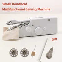 DIY Mini Hand Sewing Machine Portable Mini Sewing Machines Needlework Cordless Hand-Held Clothes Useful Portable Sewing Machines 2