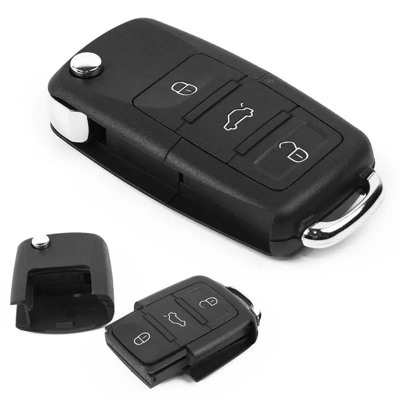 Car Remote Key Flip Folding Key Shell Case for Compartment Shell Car Secret Stash Keyring Remote Hidden key case car key shell car remote key car key key shell